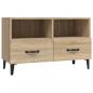 Preview: TV-Schrank Sonoma-Eiche 80x36x50 cm Holzwerkstoff
