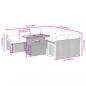 Preview: 9-tlg. Garten-Sofagarnitur mit Kissen Schwarz Poly Rattan