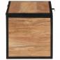Preview: Truhe 60x30x30 cm Massivholz Akazie und Eisen