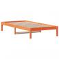 Preview: Tagesbett Wachsbraun 90x200 cm Massivholz Kiefer