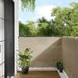 Preview: ARDEBO.de - Balkon-Sichtschutz Beige 120x1000 cm 100 % Polyester-Oxford
