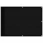 Preview: Balkon-Sichtschutz Schwarz 75x700 cm 100 % Polyester-Oxford