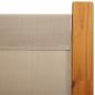 Preview: 3-tlg. Paravent Taupe 210x180 cm