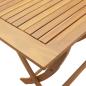Preview: Gartentisch Klappbar 110x55x75 cm Massivholz Akazie