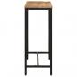 Preview: Konsolentisch 110x30x75 cm Raues Massivholz Mango und Eisen