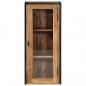 Preview: Bad-Wandschrank 40x30x90 cm Massivholz Akazie und Eisen