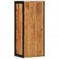 Preview: Bad-Wandschrank 40x30x90 cm Massivholz Akazie und Eisen