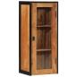 Preview: Bad-Wandschrank 40x30x90 cm Massivholz Akazie und Eisen