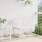 Preview: Gartensofa Weiß Massivholz Kiefer