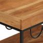 Preview: Barwagen 60x40x80 cm Massivholz Akazie und Eisen