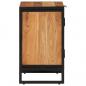 Preview: Badschrank 55x35x60 cm Massivholz Akazie und Eisen