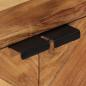 Preview: Badschrank 55x35x60 cm Massivholz Akazie und Eisen