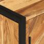Preview: Badschrank 55x35x60 cm Massivholz Akazie und Eisen