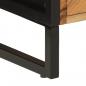 Preview: Badschrank 55x35x60 cm Massivholz Akazie und Eisen