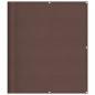 Preview: Balkon-Sichtschutz Braun 120x800 cm 100 % Polyester-Oxford