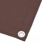 Preview: Balkon-Sichtschutz Braun 120x800 cm 100 % Polyester-Oxford