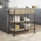Preview: Küchenwagen Sonoma-Eiche 105x42x95 cm Holzwerkstoff