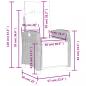 Preview: 4-tlg. Garten-Essgruppe mit Kissen Grau Poly Rattan