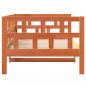 Preview: Tagesbett Wachsbraun 90x190 cm Massivholz Kiefer