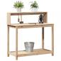 Preview: Pflanztisch mit Ablagen 108x50x109,5 cm Massivholz Kiefer