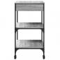 Preview: Küchenwagen Grau Sonoma 60x48x89,5 cm Holzwerkstoff