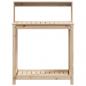 Preview: Pflanztisch mit Ablagen 82,5x50x109,5 cm Massivholz Kiefer