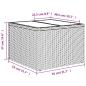 Preview: 9-tlg. Garten-Sofagarnitur mit Kissen Beige Poly Rattan