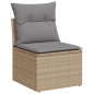 Preview: Patio Sofa Set 5-Sitzer Beige and Grey