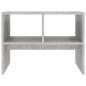 Preview: ARDEBO.de - Beistelltisch Betongrau 60x40x45 cm Holzwerkstoff