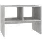 Preview: Beistelltisch Betongrau 60x40x45 cm Holzwerkstoff