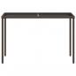 Preview: 5-tlg. Garten-Essgruppe mit Kissen Braun Poly Rattan
