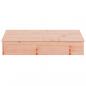 Preview: Sandkasten mit Deckel 111x111x19,5 cm Massivholz Douglasie