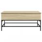 Preview: Couchtisch Sonoma-Eiche 100x50x45 cm Holzwerkstoff und Metall