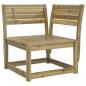 Preview: Garten-Ecksofa 73x73x78 cm Kiefernholz Imprägniert