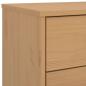 Preview: Schubladenschrank OLDEN Braun Massivholz Kiefer