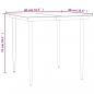 Preview: 3-tlg. Garten-Essgruppe mit Kissen Grau Poly Rattan