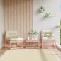 Preview: ARDEBO.de - Gartensofas mit Kissen 2 Stk. Massivholz Douglasie