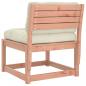 Preview: Gartensofas mit Kissen 2 Stk. Massivholz Douglasie