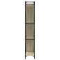 Preview: Bücherregal Sonoma-Eiche 79x30x180 cm Holzwerkstoff und Metall