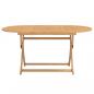 Preview: Gartentisch Klappbar 160x85x75 cm Massivholz Akazie
