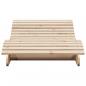 Preview: Sonnenliege 205x80x31,5 cm Massivholz Kiefer
