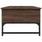 Preview: Couchtisch Braun Eichen-Optik 100x50x35 cm Holzwerkstoff Metall