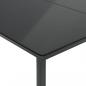 Preview: 7-tlg. Garten-Essgruppe mit Kissen Schwarz Poly Rattan