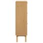 Preview: Schuhschrank OLDEN Braun 55x35x120 cm Massivholz Kiefer