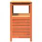 Preview: Pflanztisch mit Ablagen Braun 82,5x45x81 cm Massivholz Kiefer