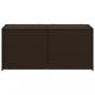 Preview: Gartentruhe Braun 283L Poly Rattan