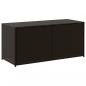 Preview: Gartentruhe Braun 283L Poly Rattan