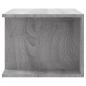 Preview: TV-Schrank mit LED-Leuchten Grau Sonoma 90x39x30 cm
