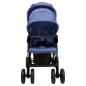 Preview: Tandem-Zwillingskinderwagen Marineblau Stahl