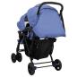 Preview: Tandem-Zwillingskinderwagen Marineblau Stahl